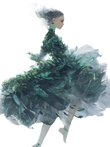 Cool Seaweed Dancer Vinyl Car Decal Sticker – Waterproof & UV-Resistant 4.1066666666666665"