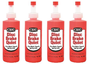 4x CRC Industries Brake Anti Squeal | Quiets Noisy Brakes | High-Temp Film | 4oz Paste