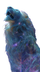 Cosmic Creation Lion V2 Vinyl Car Decal Sticker – Waterproof & UV-Resistant 9.706666666666667"