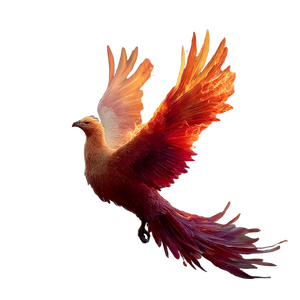 Fiery Phoenix V13 Vinyl Car Decal Sticker – Waterproof & UV-Resistant 3.4133333333333336"