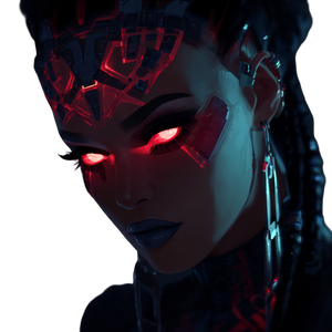 Cyberpunk Queen V3 Vinyl Car Decal Sticker – Waterproof & UV-Resistant 6.826666666666667"