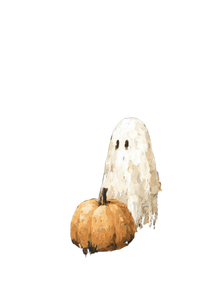 Vintage Halloween Ghost V4 Vinyl Car Decal Sticker – Waterproof & UV-Resistant 4.266666666666667"