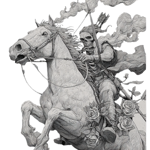 Ghostly Apache Warrior V2 Vinyl Car Decal Sticker – Waterproof & UV-Resistant 3.4133333333333336"