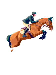 Elegant Jumping Horse V2 Vinyl Car Decal Sticker – Waterproof & UV-Resistant 4.1066666666666665"