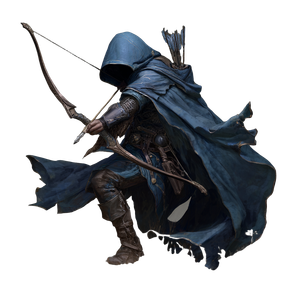 Cloaked Archer Vinyl Car Decal Sticker – Waterproof & UV-Resistant 3.4133333333333336"