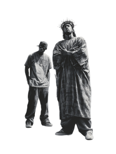 Chicano Jesus Art V2 Vinyl Car Decal Sticker – Waterproof & UV-Resistant 8.213333333333333"