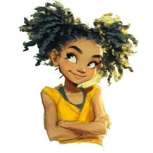 Adorable Jamaican Girl Vinyl Car Decal Sticker – Waterproof & UV-Resistant 3.4133333333333336"