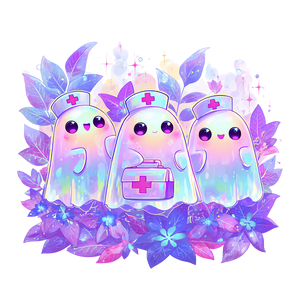 Cute Flying Ghosts V2 Vinyl Car Decal Sticker – Waterproof & UV-Resistant 6.826666666666667"