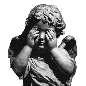 Shiny Cherub Angel V2 Vinyl Car Decal Sticker – Waterproof & UV-Resistant 3.4133333333333336"