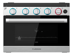 Furrion Stainless Steel Stove | 3 Burner Range with Broiler & LED Knobs Furrion Stainless Steel Stove | 3 Burner Range with Broiler & LED Knobs