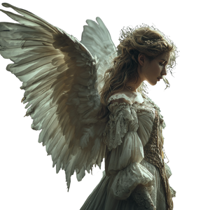 Winged Angel Vinyl Car Decal Sticker – Waterproof & UV-Resistant 3.4133333333333336"