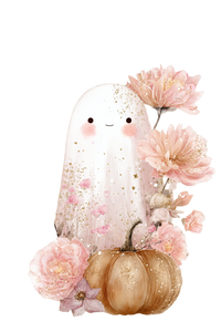 Cute Ghost Illustration V13 Vinyl Car Decal Sticker – Waterproof & UV-Resistant 4.4