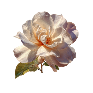 Tropical Gardenia Bloom V2 Vinyl Car Decal Sticker – Waterproof & UV-Resistant 3.4133333333333336"