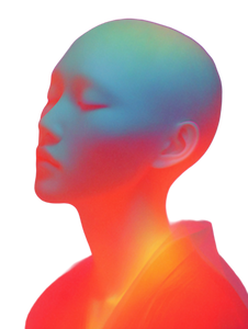 Female Xenobot Portrait V2 Vinyl Car Decal Sticker – Waterproof & UV-Resistant 8.213333333333333"