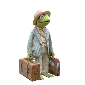 Kermit In France V2 Vinyl Car Decal Sticker – Waterproof & UV-Resistant 3.4133333333333336"