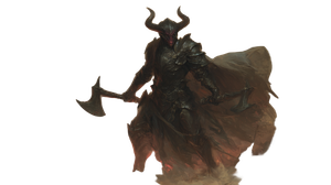 Tiefling Paladin V18 Vinyl Car Decal Sticker – Waterproof & UV-Resistant 2.72"
