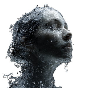 Water Woman V6 Vinyl Car Decal Sticker – Waterproof & UV-Resistant 3.4133333333333336"
