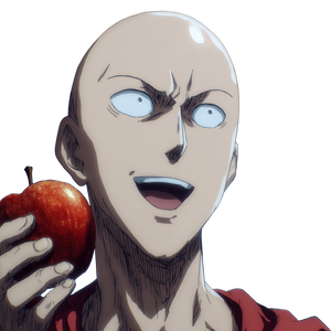 Silly One Punch Man V2 Vinyl Car Decal Sticker – Waterproof & UV-Resistant 3.4133333333333336"