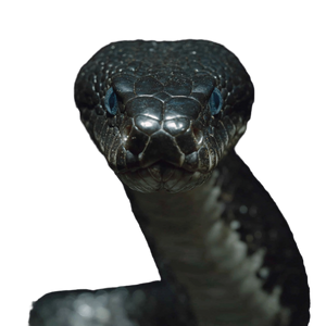 Glowing Blue-Eyed Snake Vinyl Car Decal Sticker – Waterproof & UV-Resistant 6.826666666666667"