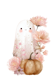 Cute Ghost Illustration V11 Vinyl Car Decal Sticker – Waterproof & UV-Resistant 4.4