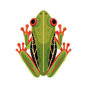 Tree Frog Vinyl Car Decal Sticker – Waterproof & UV-Resistant 6.826666666666667"