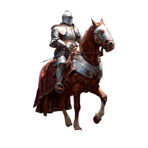 Armored Forest Knight V3 Vinyl Car Decal Sticker – Waterproof & UV-Resistant 3.4133333333333336"
