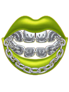 Vampire Smile Grill V2 Vinyl Car Decal Sticker – Waterproof & UV-Resistant 8.213333333333333"