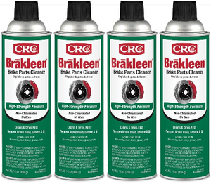 4x CRC Brakleen Brake Cleaner | High-Strength Formula, Removes Contaminants Fast, Restores Brake Performance | 14oz Aerosol Can