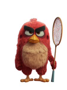 Angry Birds Badminton Vinyl Car Decal Sticker – Waterproof & UV-Resistant 8.213333333333333"