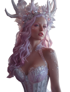 Celestial Princess V2 Vinyl Car Decal Sticker – Waterproof & UV-Resistant 8.213333333333333"