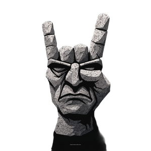 Demon Rock Emote V3 Vinyl Car Decal Sticker – Waterproof & UV-Resistant 6.826666666666667"