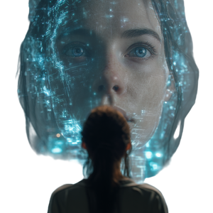 Cybernetic Gaze V5 Vinyl Car Decal Sticker – Waterproof & UV-Resistant 6.826666666666667"
