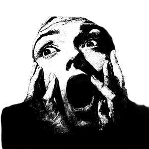 Screaming Horror Face Vinyl Car Decal Sticker – Waterproof & UV-Resistant 3.4133333333333336"