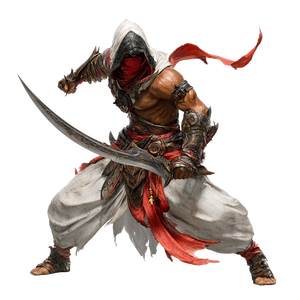 Arabian Knight Fighting Vinyl Car Decal Sticker – Waterproof & UV-Resistant 3.4133333333333336"