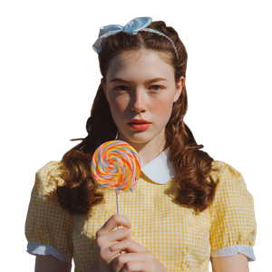 Girl With Lollipop V5 Vinyl Car Decal Sticker – Waterproof & UV-Resistant 3.4133333333333336"
