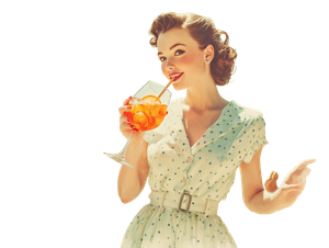 Vintage Fashion Portrait V22 Vinyl Car Decal Sticker – Waterproof & UV-Resistant 6.1866666666666665"