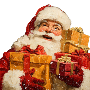 Cheerful Santa Claus V10 Vinyl Car Decal Sticker – Waterproof & UV-Resistant 3.4133333333333336"