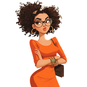 Confident Afro Queen Vinyl Car Decal Sticker – Waterproof & UV-Resistant 3.4133333333333336"