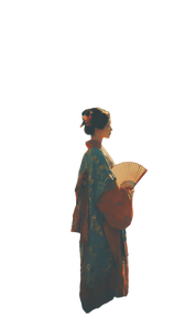 Ming Dynasty Lady V2 Vinyl Car Decal Sticker – Waterproof & UV-Resistant 9.706666666666667"