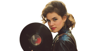 Retro Polish Woman Vinyl Car Decal Sticker – Waterproof & UV-Resistant 2.72"