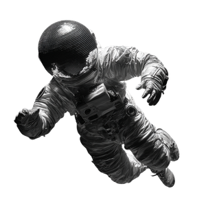 Disco Ball Astronaut Vinyl Car Decal Sticker – Waterproof & UV-Resistant 6.826666666666667"