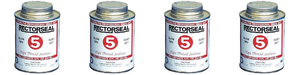 4x No. 5 Thread Sealant | Made in USA | For Plastic & Metal Pipe | 1.75 oz Tube