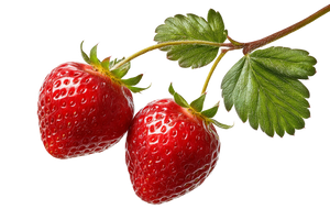 Hanging Strawberries Vinyl Car Decal Sticker – Waterproof & UV-Resistant 5.97333333333333
