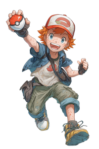 Young Pokemon Trainer Vinyl Car Decal Sticker – Waterproof & UV-Resistant 8.96"
