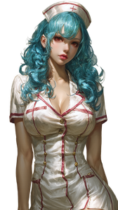 Anime Nurse V3 Vinyl Car Decal Sticker – Waterproof & UV-Resistant 9.706666666666667"