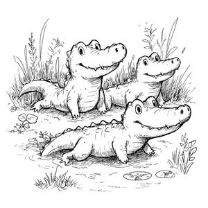 Cute Alligator Drawing Vinyl Car Decal Sticker – Waterproof & UV-Resistant 3.4133333333333336" Cute Alligator Drawing Vinyl Car Decal Sticker – Waterproof & UV-Resistant 3.4133333333333336"