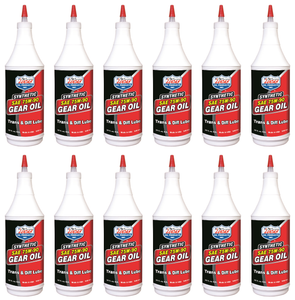 12x Lucas Oil 75W-90 Synthetic Gear Oil | High Performance, Heavy-Duty | 1 Quart Bottle 12x Lucas Oil 75W-90 Synthetic Gear Oil | High Performance, Heavy-Duty | 1 Quart Bottle