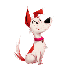 Cute Dog Girl V2 Vinyl Car Decal Sticker – Waterproof & UV-Resistant 3.4133333333333336"