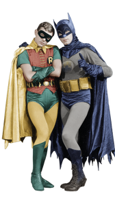Batman & Robin V2 Vinyl Car Decal Sticker – Waterproof & UV-Resistant 9.706666666666667"