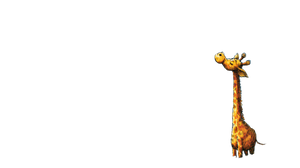 Giraffe Nibbling Cloud Vinyl Car Decal Sticker – Waterproof & UV-Resistant 5.4